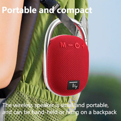 Mini Altoparlante Wireless BT V5.3 Speaker Luce LED Vivavoce TF USB Rosso