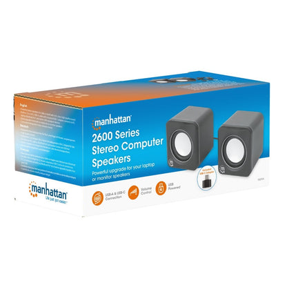 Mini Casse Acustiche per PC e Notebook USB-A USB-C™