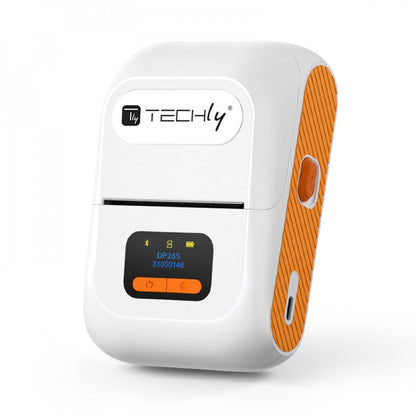 Mini Etichettatrice Stampante Termica Bluetooth C/Display Portatile Ricarica USB-C