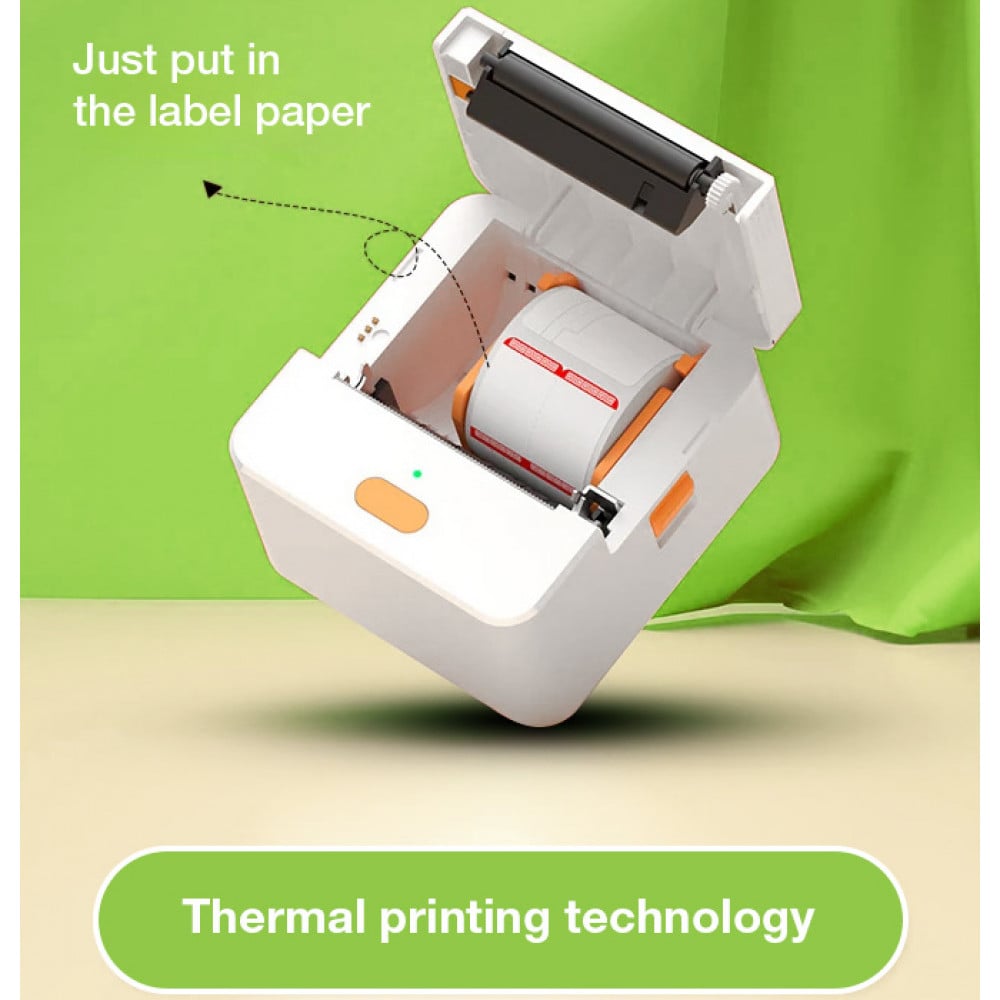 Mini Etichettatrice Stampante Termica Bluetooth Portatile Ricarica USB-C