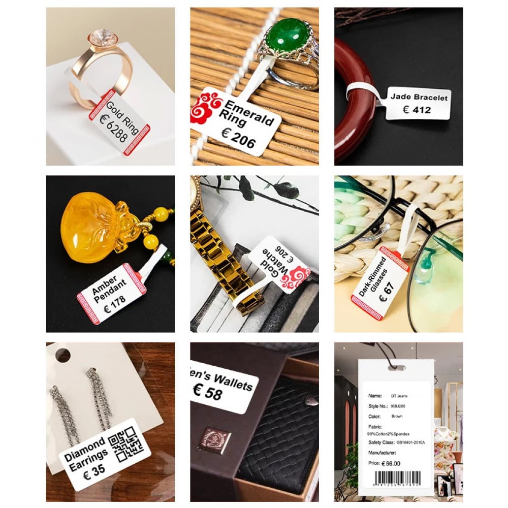 Mini Etichettatrice Stampante Termica Bluetooth Portatile Ricarica USB-C