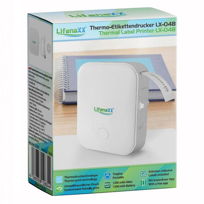 Mini Etichettatrice Stampante Termica Wireless Portatile Ricarica USB-C