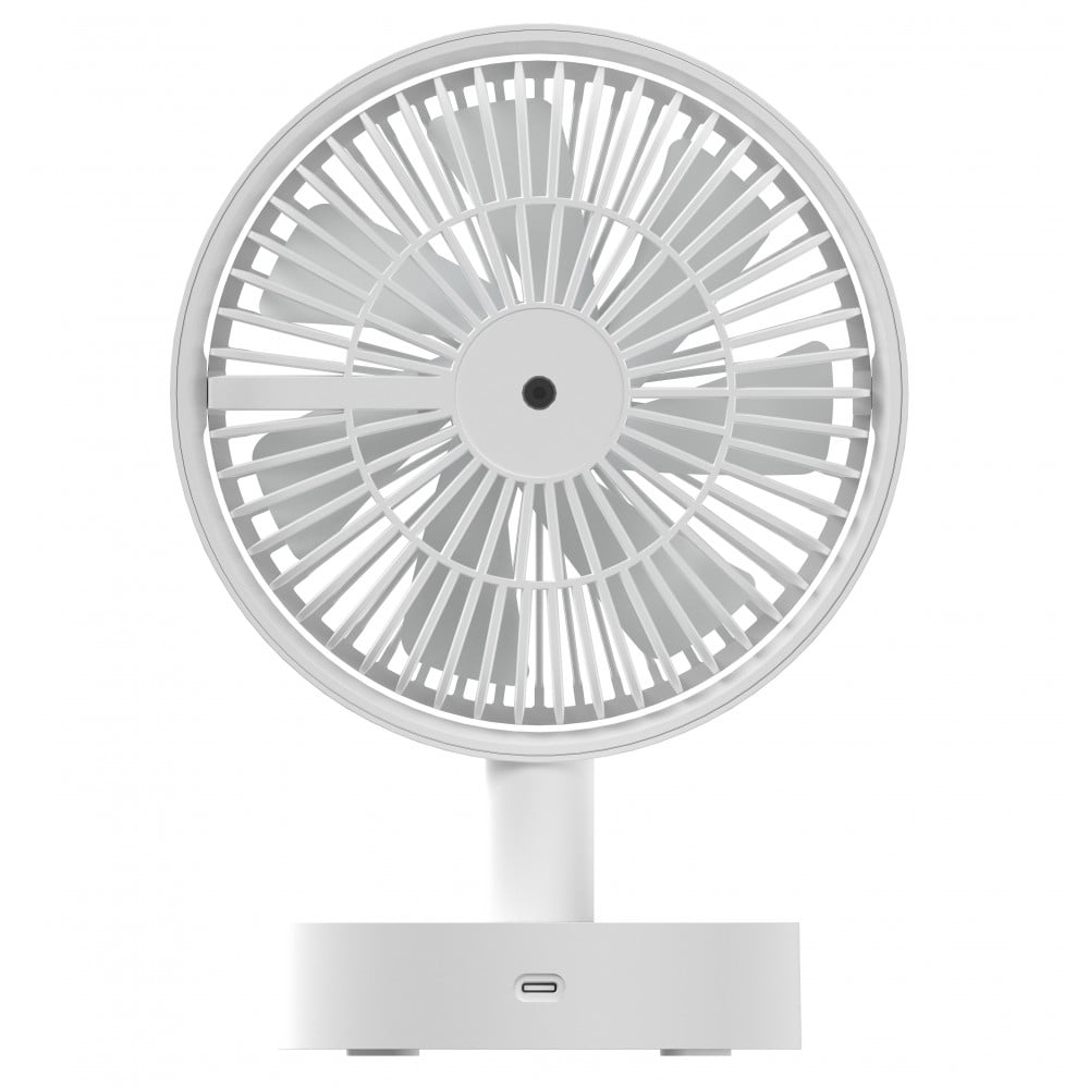 Mini Ventilatore Rotante da Tavolo a 10 Velocità Ricarica USB-C