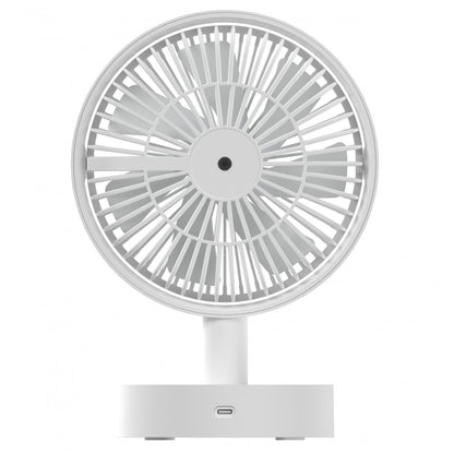 Mini Ventilatore Rotante da Tavolo a 10 Velocità Ricarica USB-C