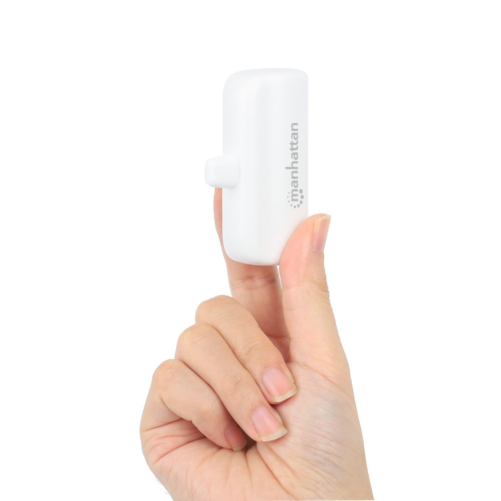 Power Bank PD 5000 mAh con Presa USB-C&trade; Integrata 20W Bianco