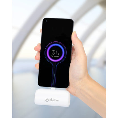 Power Bank PD 5000 mAh con Presa USB-C&trade; Integrata 20W Bianco