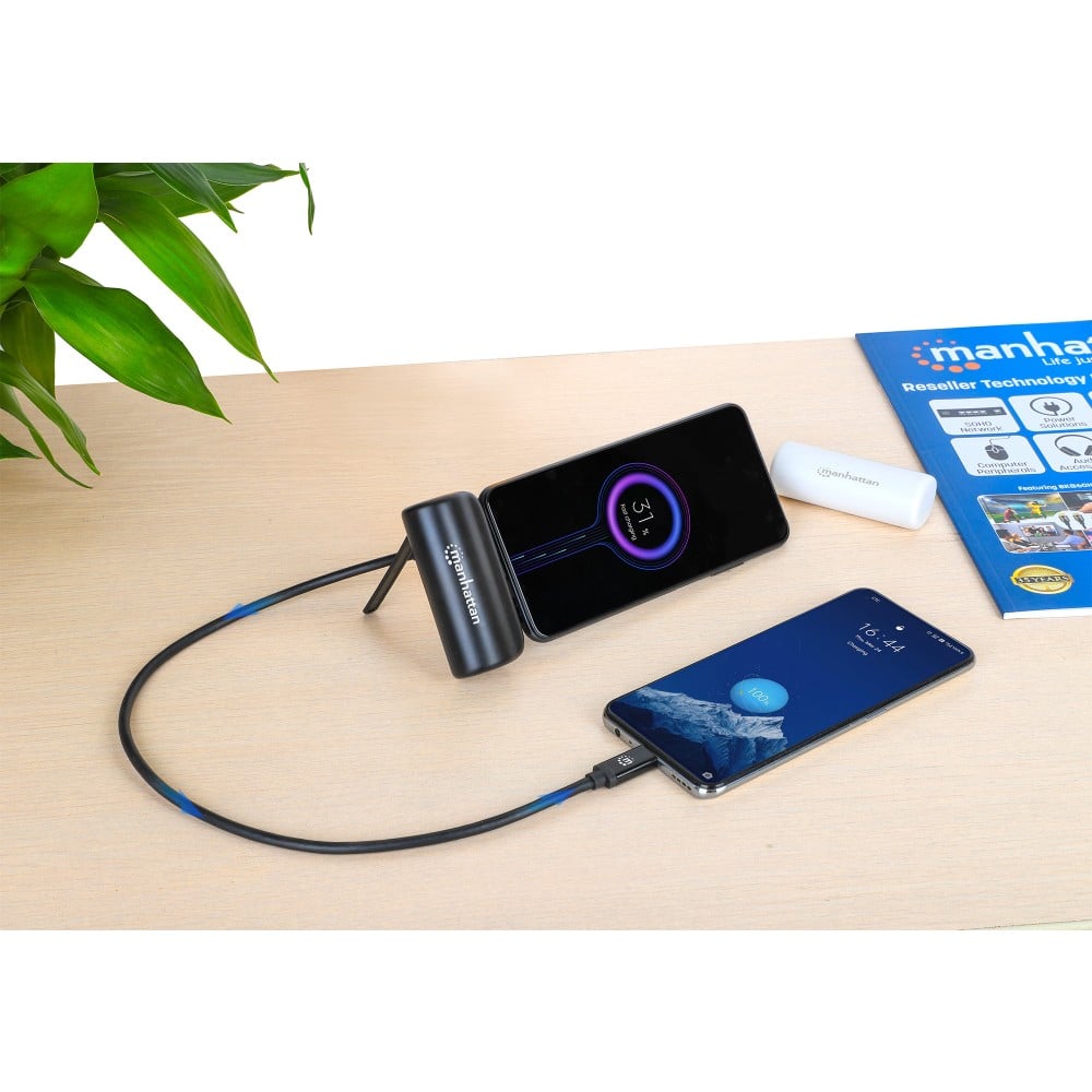 Power Bank PD 5000 mAh con Presa USB-C&trade; Integrata 20W Bianco