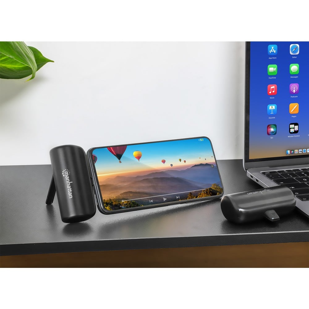 Power Bank PD 5000 mAh con Presa USB-C&trade; Integrata 20W Nero