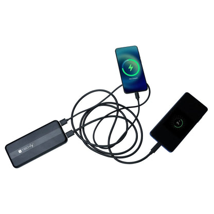 Power Bank  Smartphone 10000 mAh 20W USB-C&trade; 3 Porte Output con Cavo