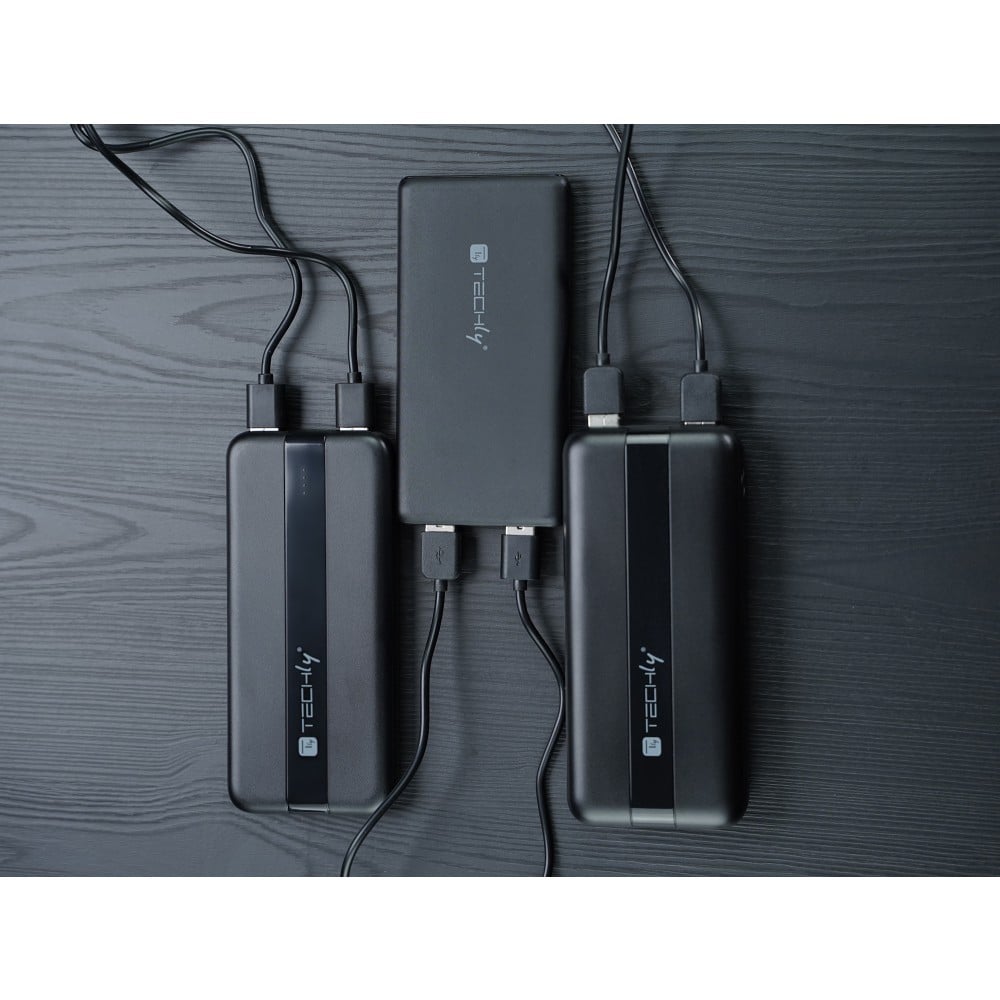 Power Bank  Smartphone 10000 mAh 20W USB-C&trade; 3 Porte Output con Cavo