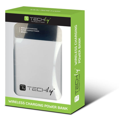 Power Bank Wireless Magnetico 3 in 1 con LED 10.000 mAh 22,5W Bianco