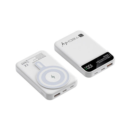 Power Bank Wireless Magnetico 3 in 1 con LED 10.000 mAh 22,5W Bianco