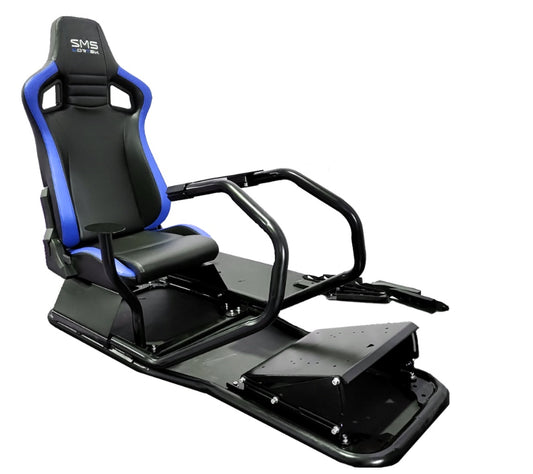 Poltrona/Simulatore guida Cortek SIM5 blu-nera