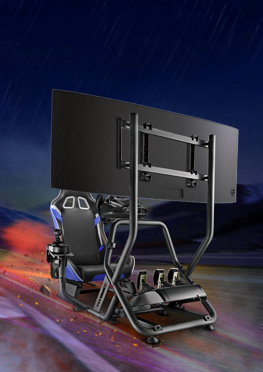 Poltrona/Simulatore guida Cortek serie 6 blu-nero