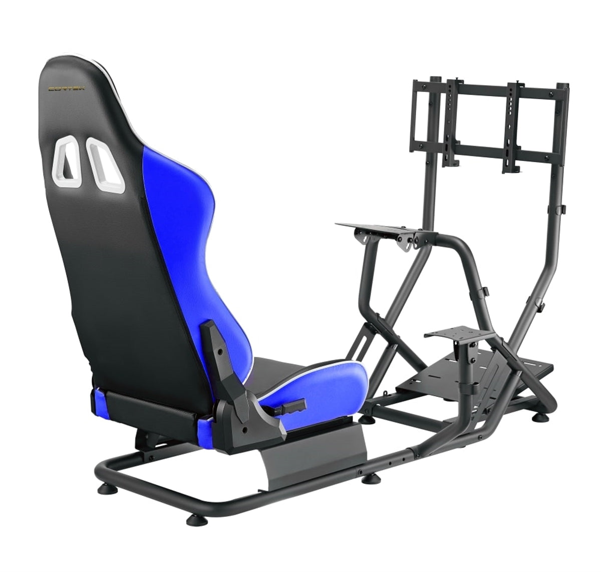 Poltrona/Simulatore guida Cortek serie 6 blu-nero