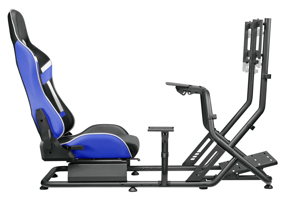 Poltrona/Simulatore guida Cortek serie 6 blu-nero