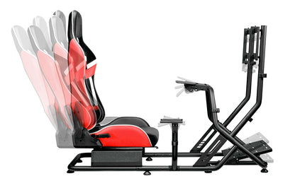 Poltrona/Simulatore guida Cortek serie 6 rosso-nero