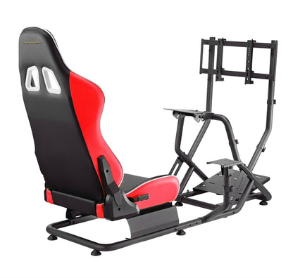 Poltrona/Simulatore guida Cortek serie 6 rosso-nero