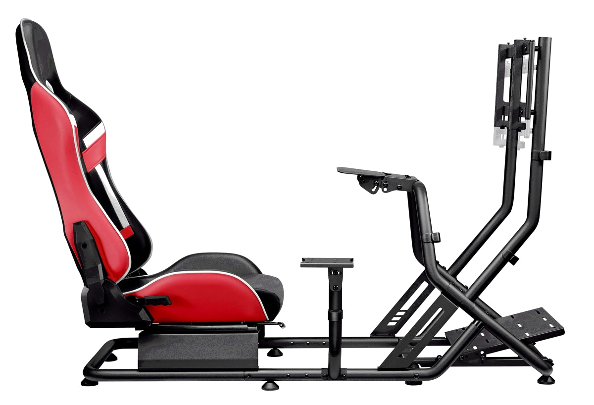 Poltrona/Simulatore guida Cortek serie 6 rosso-nero