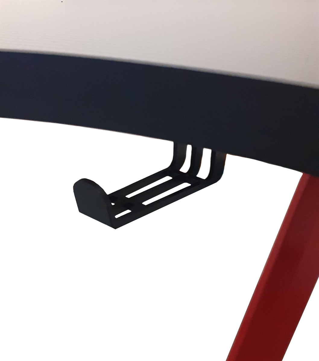 Tavolo Cortek gaming L-SHAPE RGB 160cm black/red