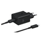 CHARGER 45W BLACK TYPE C CON CAVO