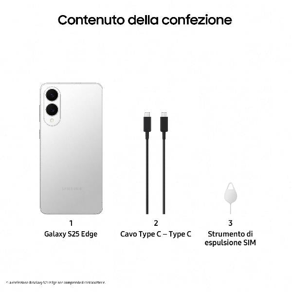 GALAXY S25 EDGE 12GB+512GB SILV