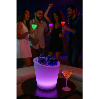 Secchiello Ghiaccio LED RGB Multicolore IP54 con Telecomando