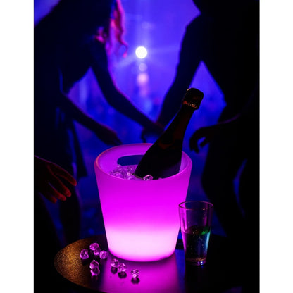 Secchiello Ghiaccio LED RGB Multicolore IP54 con Telecomando