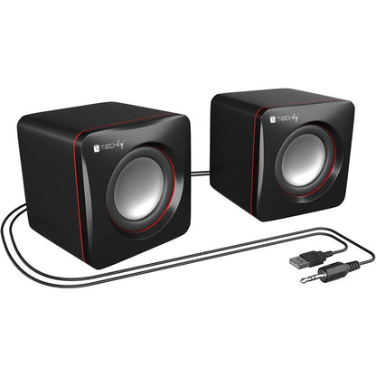 Set Altoparlanti Multimediali per Notebook e PC USB 2.0 e Jack 3,5 mm