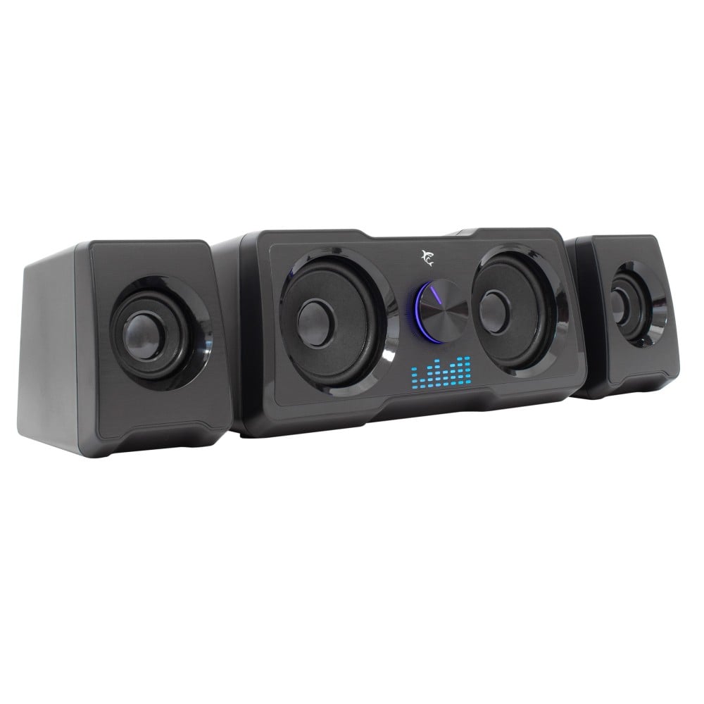 Sistema Altoparlanti Gaming Stereo Illuminazione RGB 7 Colori USB 3,5 mm