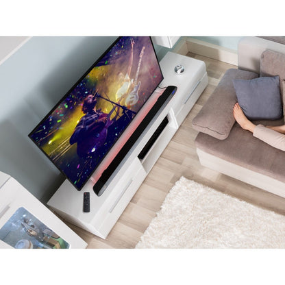 Soundbar con Radio DAB+ e FM Bluetooth V5.0 Connessione Ottica e Luce LED 7 Colori, TX-139