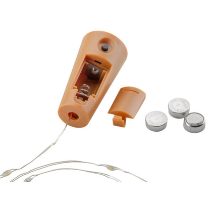 Strip 10 LED con Timer Bianco Caldo per Bottiglia