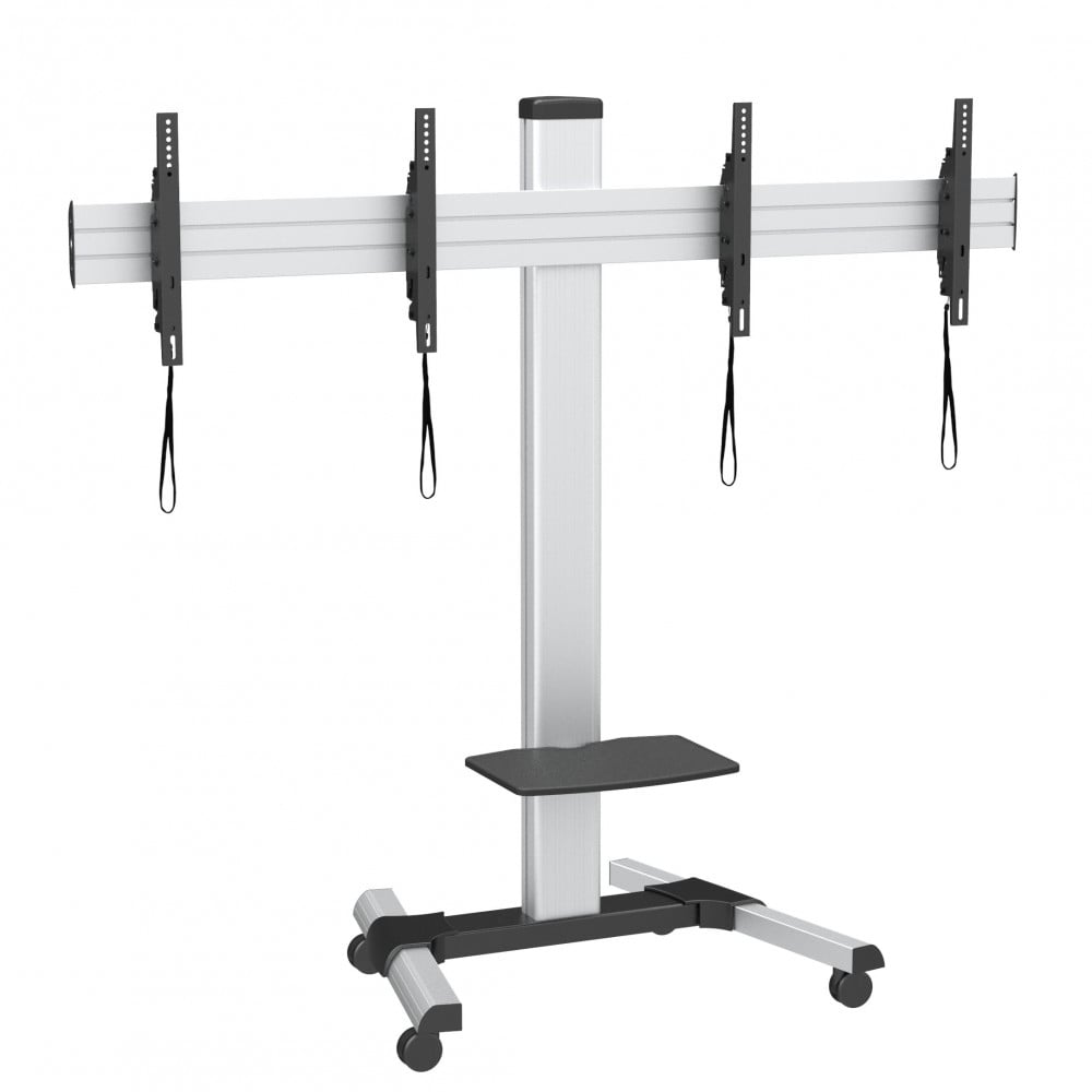 Supporto a Pavimento per 2 TV LED/LCD 25-55'' per Video Wall