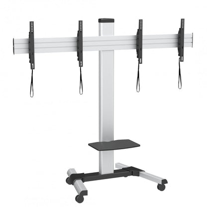 Supporto a Pavimento per 2 TV LED/LCD 25-55'' per Video Wall