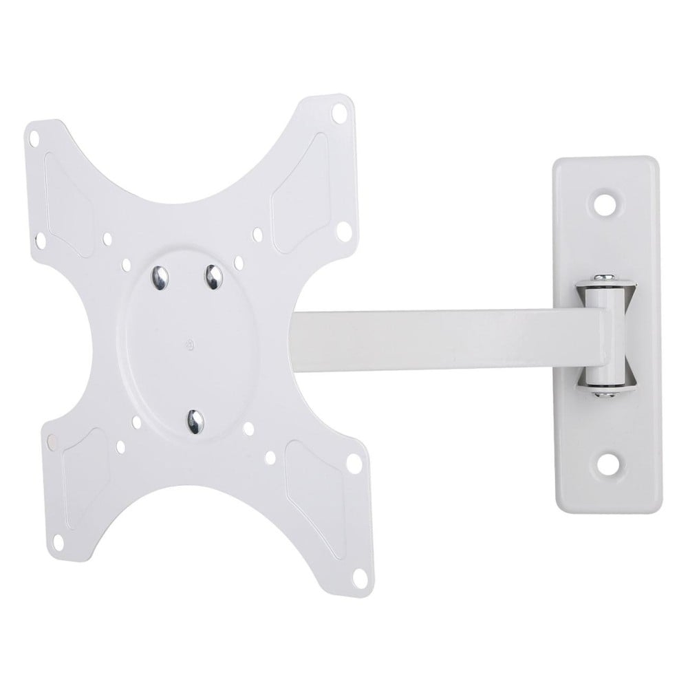 Supporto a muro per TV LED LCD 19 - 37'' inclinabile 2 snodi bianco