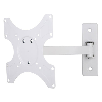 Supporto a muro per TV LED LCD 19 - 37'' inclinabile 2 snodi bianco