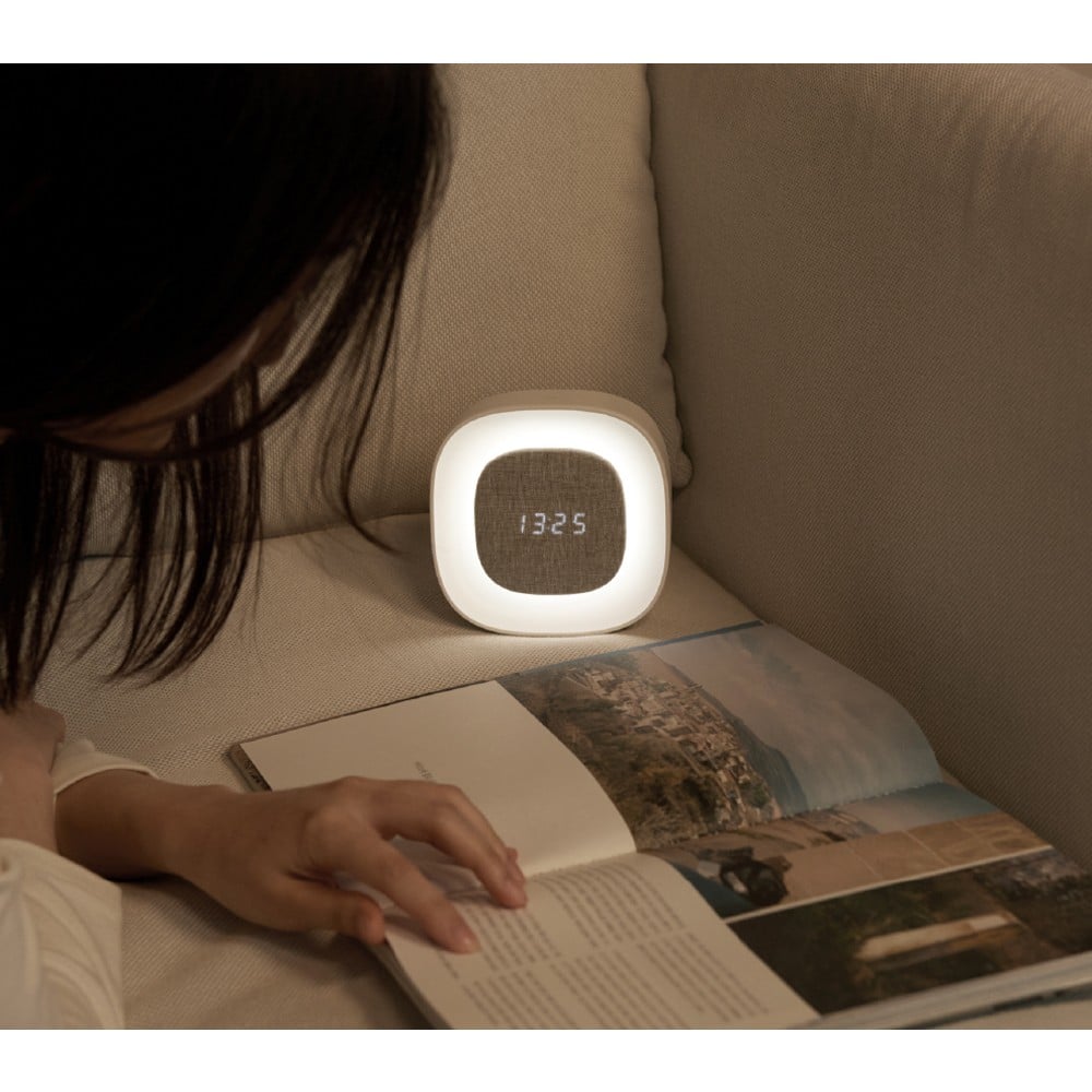 Sveglia Wireless Multifunzione con Luce Notturna Regolabile