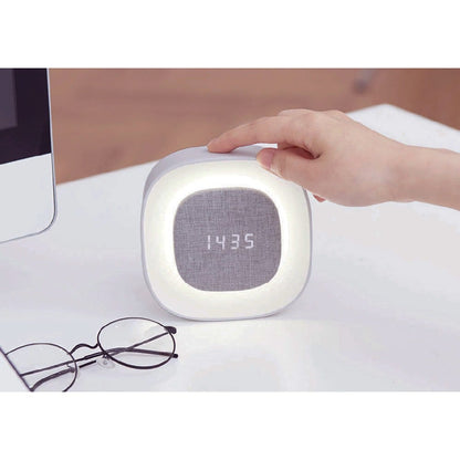 Sveglia Wireless Multifunzione con Luce Notturna Regolabile