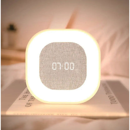 Sveglia Wireless Multifunzione con Luce Notturna Regolabile