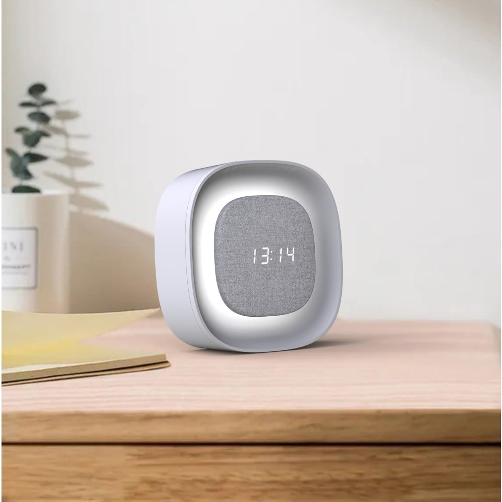 Sveglia Wireless Multifunzione con Luce Notturna Regolabile