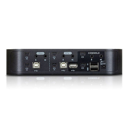 Switch KVMP per doppio schermo Mini DisplayPort (ThunderBolt) 2 USB, CS1942-AT-G