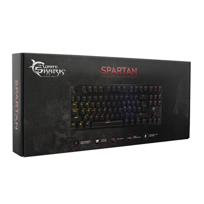 Tastiera Gaming Meccanica in Metallo RGB LED SPARTAN GK-1925