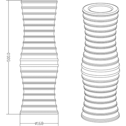 Vaso Luminoso LED RGB Multicolore IP54 con Telecomando