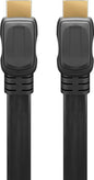 CAVO HDMI PIATTO MT. 5 HIGH SPEED CON ETHERNET COLORE NERO