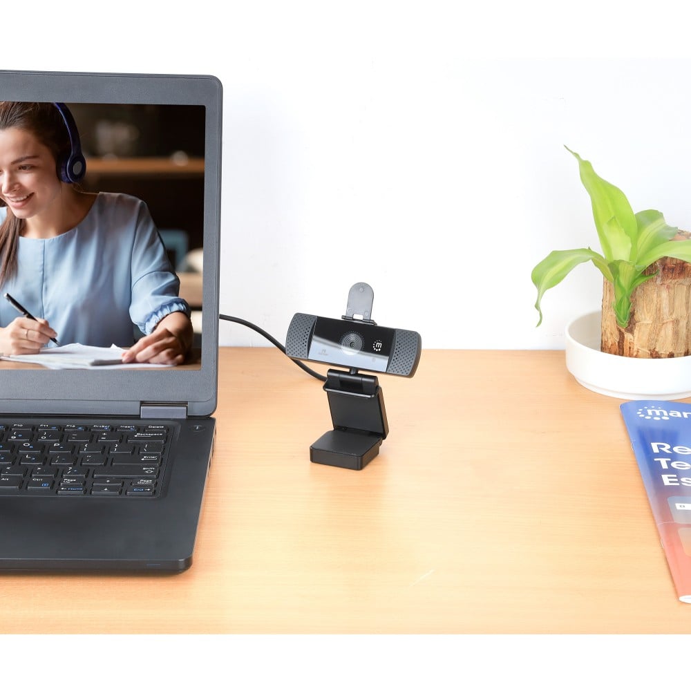 Webcam USB QHD 1440p con Cancellazione del Rumore