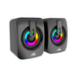 Set Speaker 3.5mm Stereo USB con LED, SEASHELL