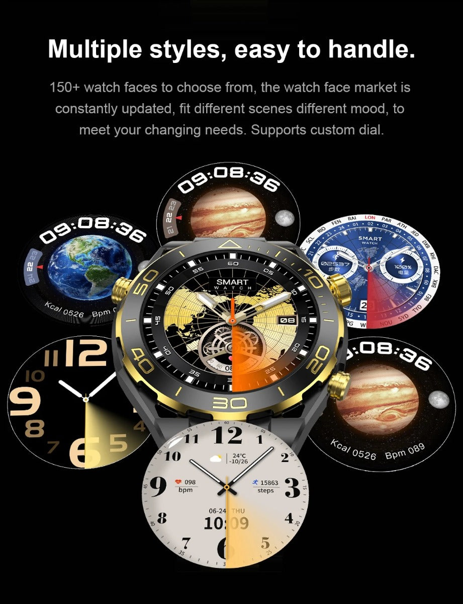 Watch ultimate design z91 pro max orologio intelligente con schermo a colori da 1,52 pollici