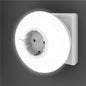 Luce Notturna a 3 LED Plug-In con Sensore Crepuscolare Bianco Freddo