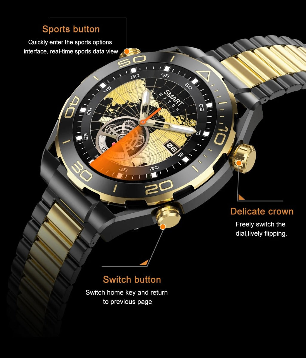 Watch ultimate design z91 pro max orologio intelligente con schermo a colori da 1,52 pollici