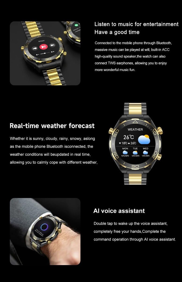 Watch ultimate design z91 pro max orologio intelligente con schermo a colori da 1,52 pollici